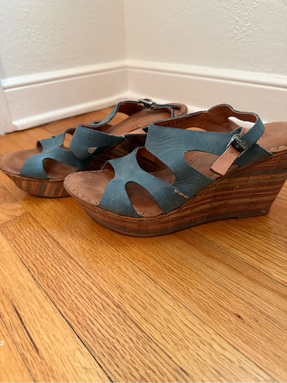 Born Women Cork Wedge Sandal 9 - Worn Once!